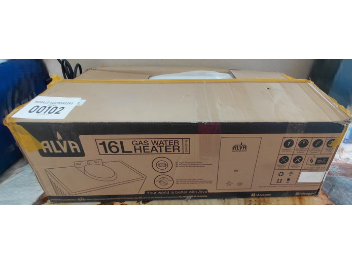 ALVA 16L GAS WATER HEATER INSTANT HOT WATER