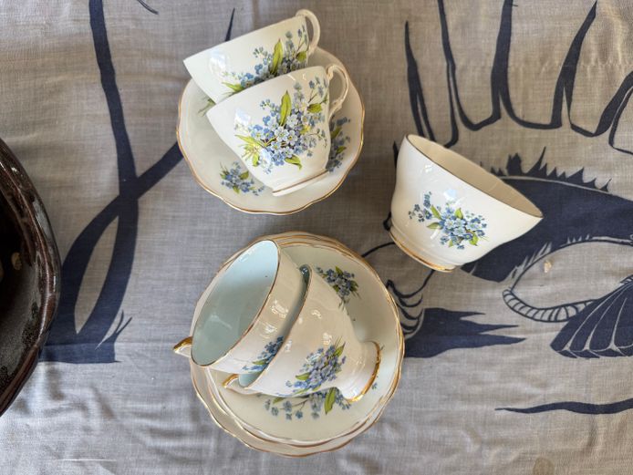 Regency Bone China Tea Set (17 Items) 