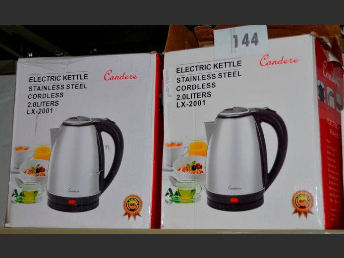 LOT OF 2: CONDERE CORDLESS KETTLES [Faulty]