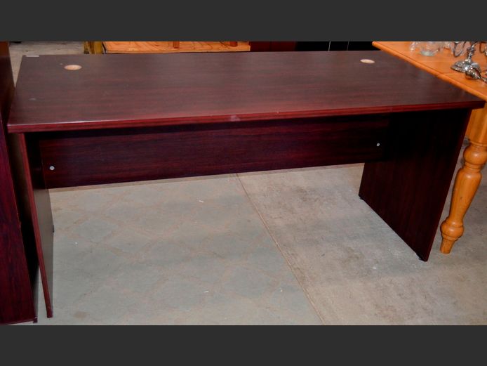 MAHOGANY FOIL DESK, 160 x 72 x 75cm