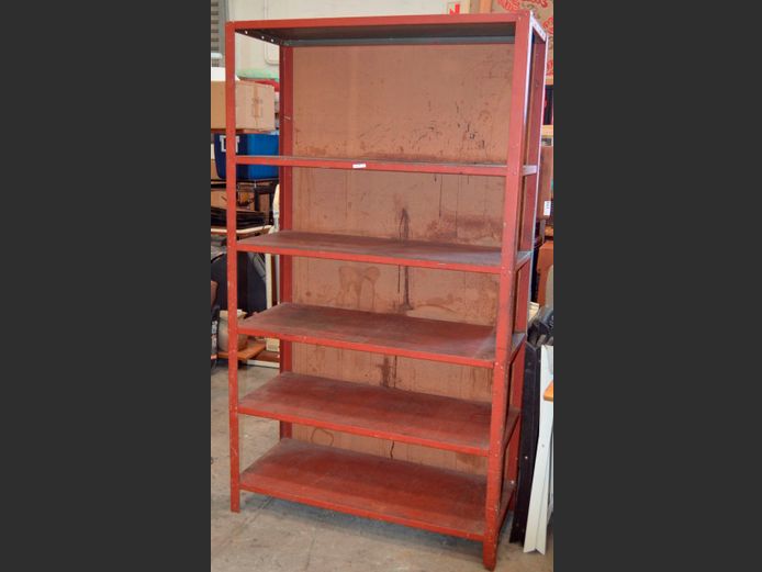 METAL 6-TIER SHELF, 107 x 48 x 190cm