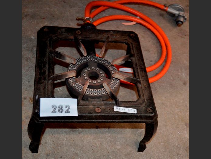 SINGLE BURNER GAS BOILER, 27 x 27 x 13cm