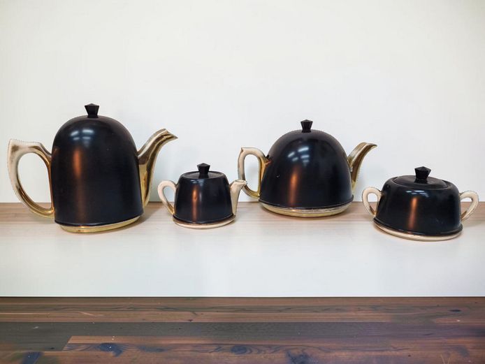 Beverley Tableware Art Deco Tea & Coffee Set with Insulated Covers
