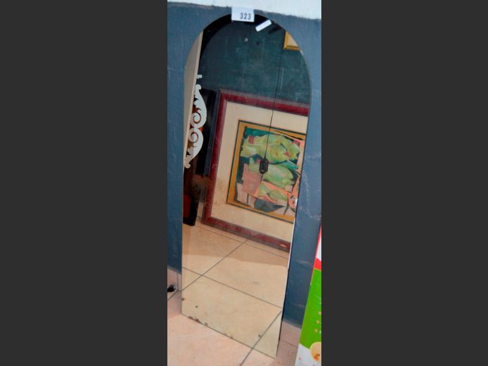 UNFRAMED MIRROR, 120 x 44cm