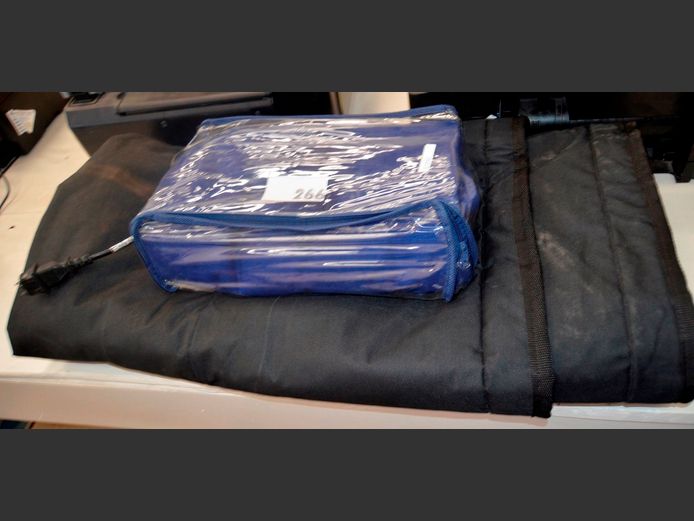 INFLATABLE CAMPING MATTRESS, etc [Condition of mattress unknown]