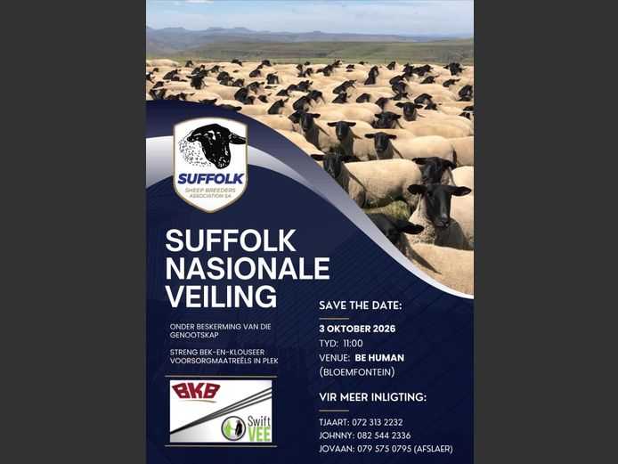 SUFFOLK NASIONALE VEILING
