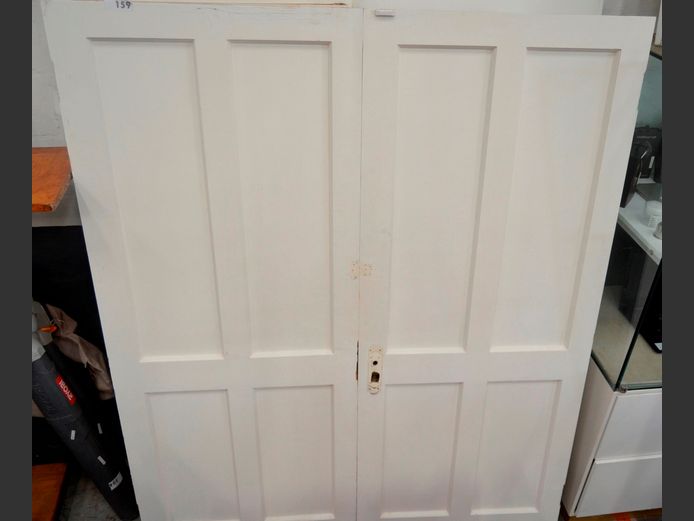 PAIR FRENCH DOORS, 198 x 81cm