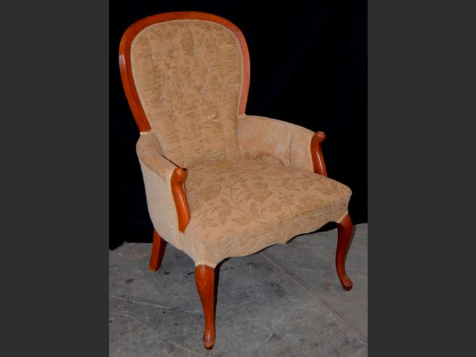 IMBUIA QUEEN ANNE ARMCHAIR