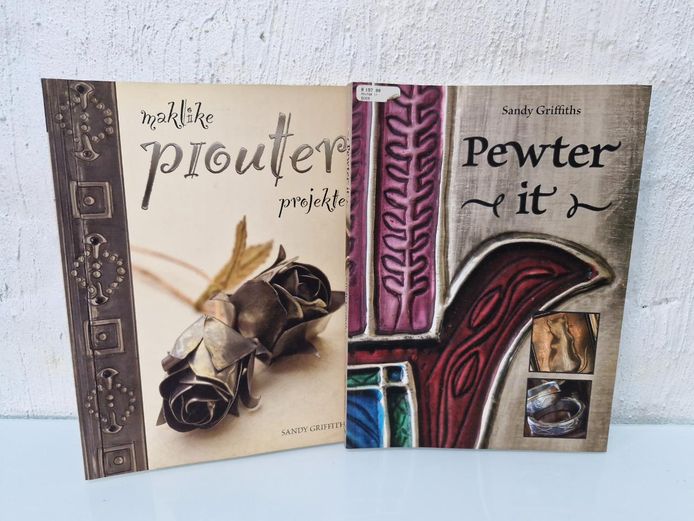 Set of 2 Sandy Griffiths Pewter Craft Books