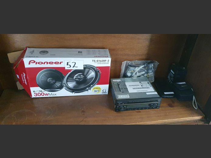 Lot: Car Speakers, VW Car Radio, Camera, etc