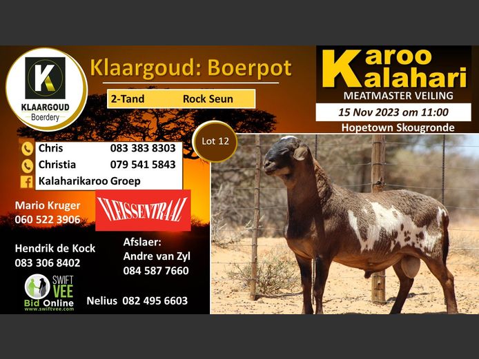 CP 12 | KLAARGOUD BOERDERY