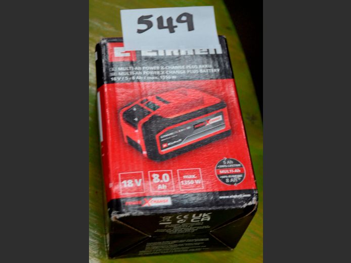 EINHELL 18V, 5-8 MULTI-Ah POWER-X-CHANGE PLUS BATTERY