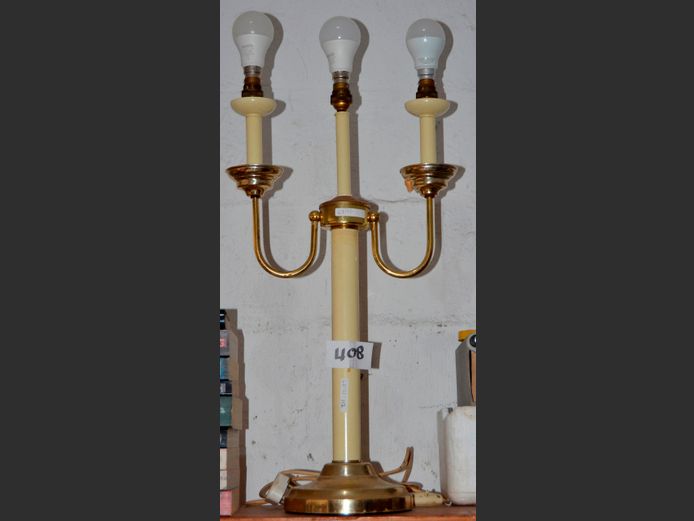 3-ARM TABLE LAMP, 60cm High [No shade]