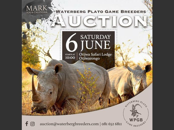 WATERBERG PLATO GAME BREEDERS AUCTION