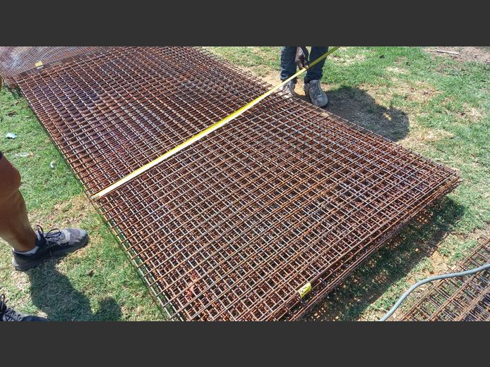 1.2mx2.4m mesh 50mmx50mm hole 5mm thick