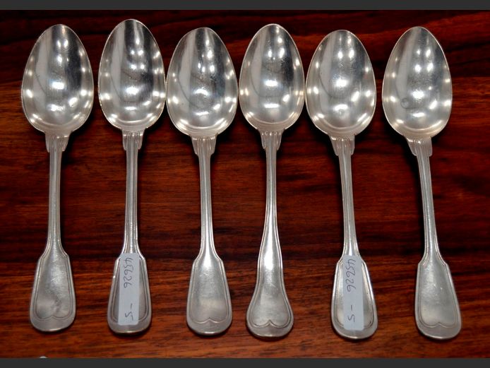 CHRISTOFLE SET OF 6 DESSERT SPOONS