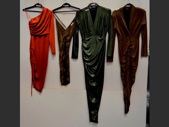 LOT OF 4 LADIES DRESSES: MISS PORT, PHENOMENA & KAMEO [Small & Large]