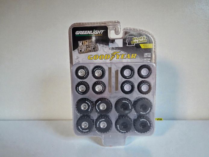GreenLight Kings of Crunch Series 2 Goodyear Wheel & Tire Pack (1:64)