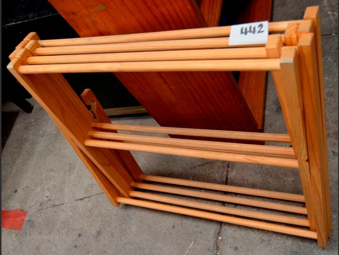 PINE FOLDING CLOTHES HORSE