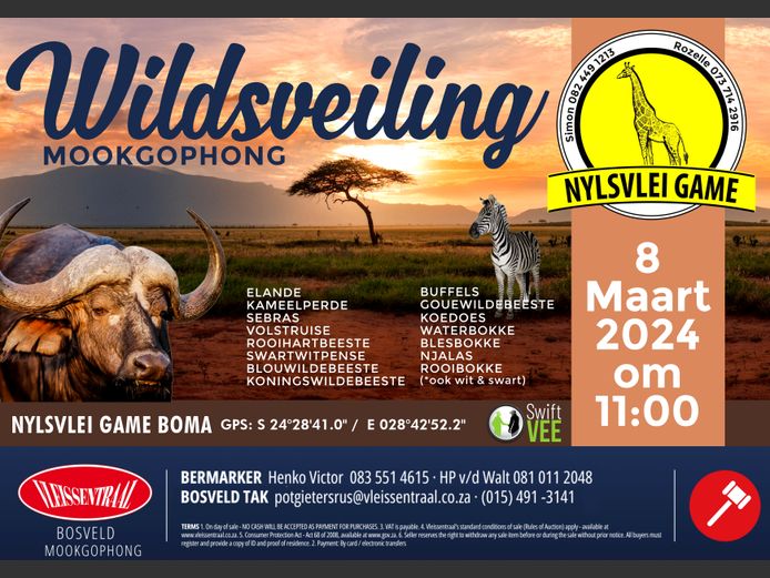 NYLSVLEI GAME WILDSVEILING