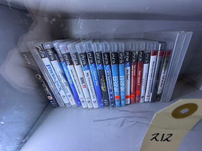 Bottom Shelf of Ps3 Games 