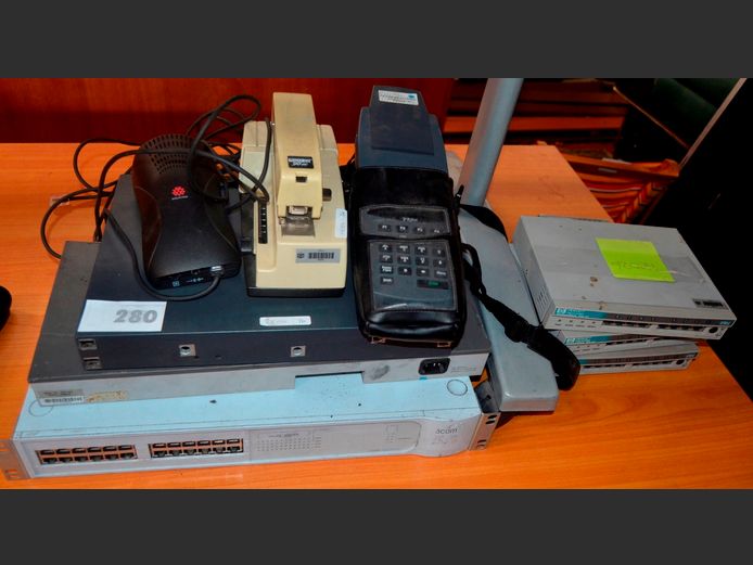 ELECTRONIC STAPLER, NETWORK SWITCHES, etc [Untested]