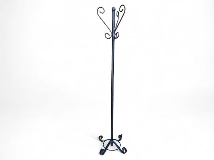 Black Wrought Iron Coat Stand