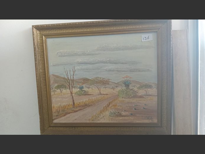 Original Painting "L van Wyk" 1992