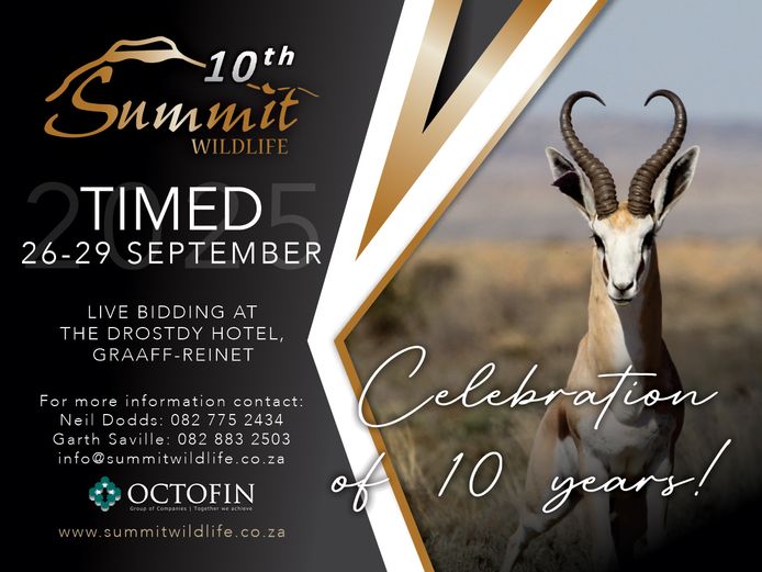 SUMMIT WILDLIFE TIMED 10TH GAME AUCTION 