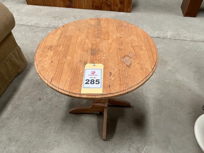 Small round table