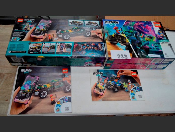 LOT: LEGO "HIDDEN SIDE" WITH MANUALS [Unchecked]