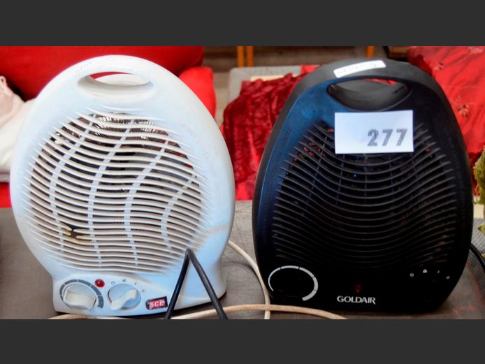 LOT: GOLDAIR & SCE FAN HEATERS [Switch on, untested further]