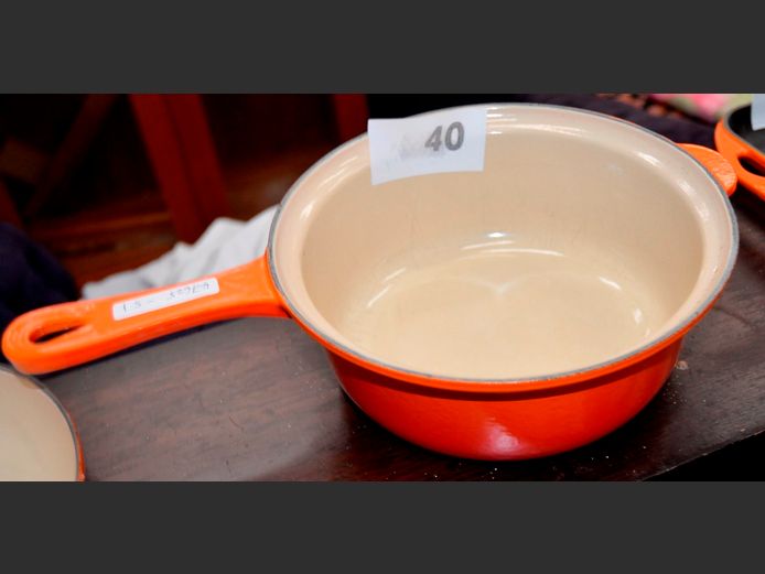 LE CREUSET CAST IRON SAUCEPAN, 22cm Diameter