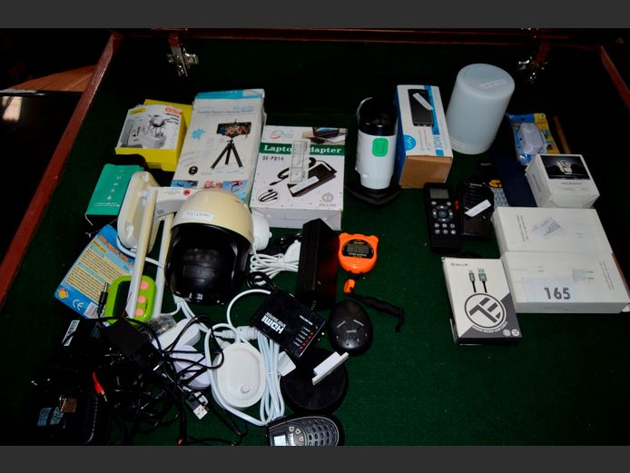 IP CAMERA PHONE, LAPTOP CHARGERS, CABLES, etc [Untested]