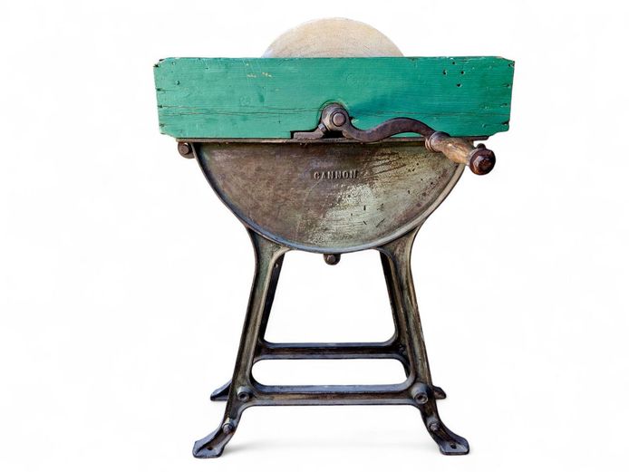 British CANNON Cast Iron Grindstone