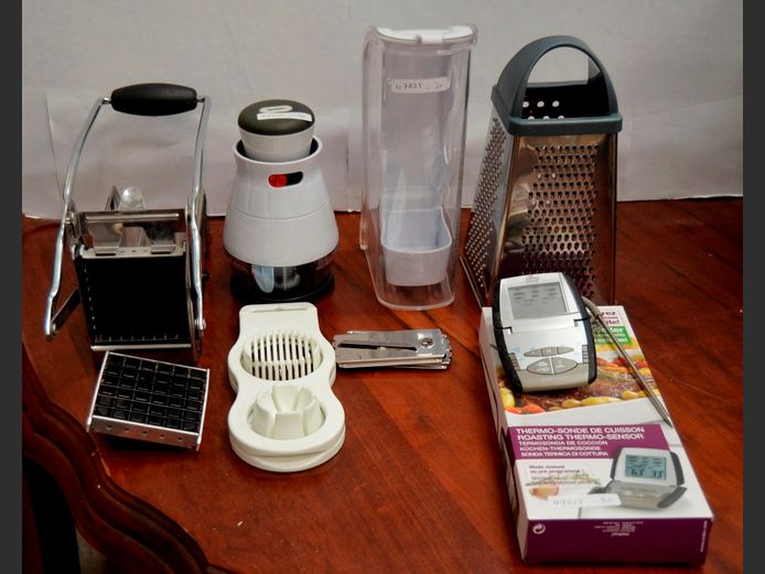 POTATO CUTTER, ROASTING THERMO SENSOR, etc