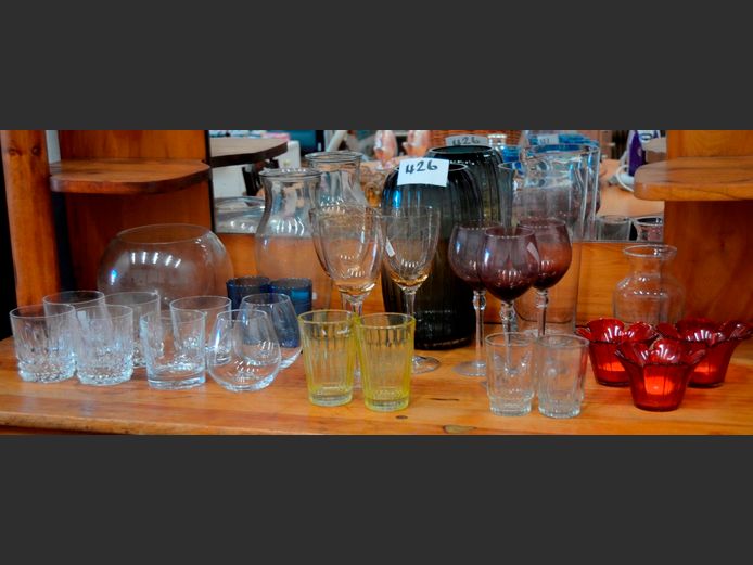 VASES, CANDLE HOLDERS, TUMBLERS, etc