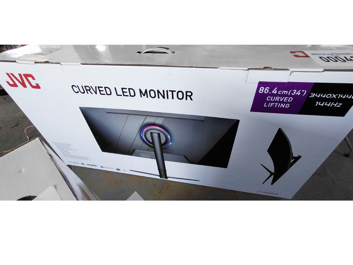 JVC 34" CURVED LED MONITOR