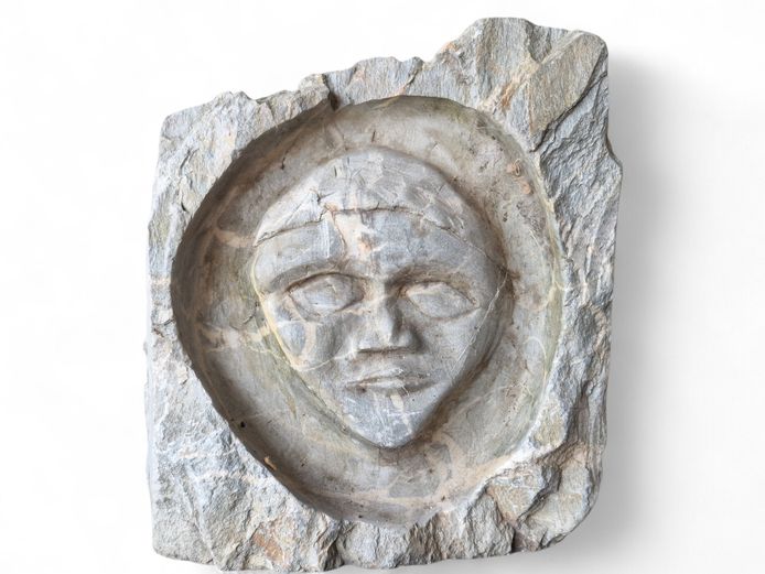 Detailed Stone Carved Abstract Art