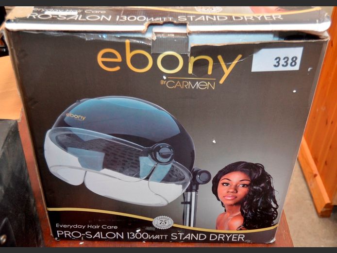 EBONY PRO-SALON 1300W STANDING HAIRDRYER [Switches on, untested further]