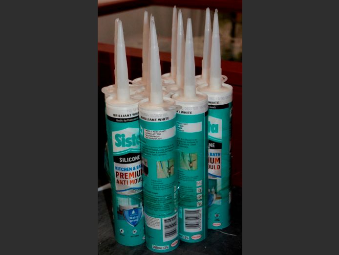 LOT OF 10: SISTA WHITE SILICONE TUBES