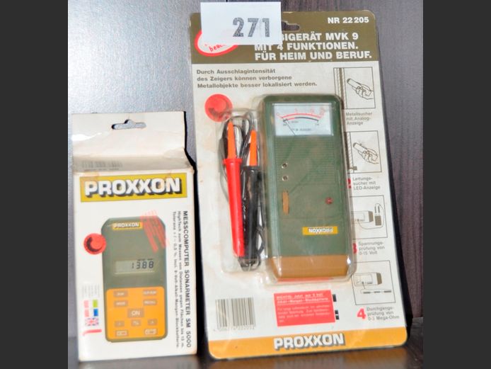 PROXXON SONA METER & A PROXON MULTI-METER [Untested]