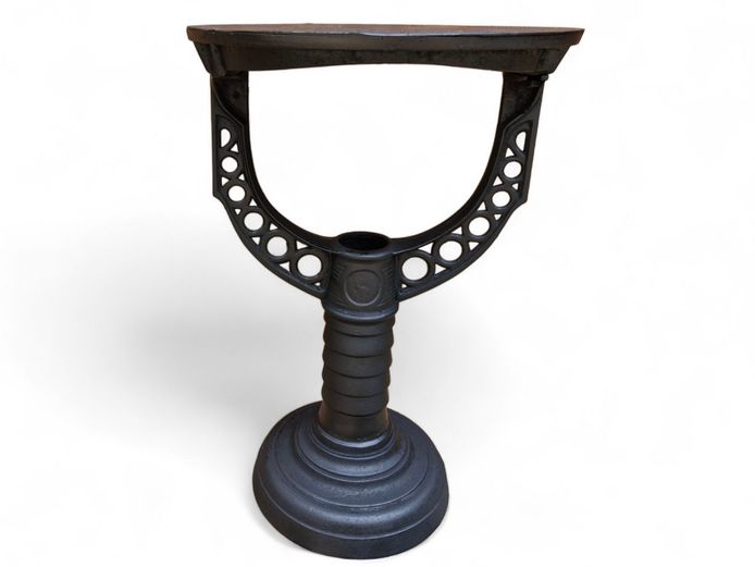 Antique Industrial Style Cast Iron Side Table/Plant Stand
