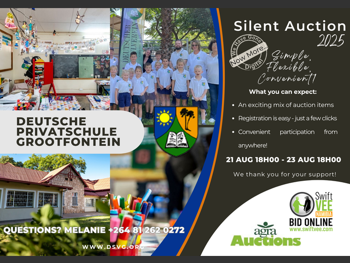 DEUTSCHE PRIVATSCHULE GROOTFONTEIN 2025 SILENT AUCTION