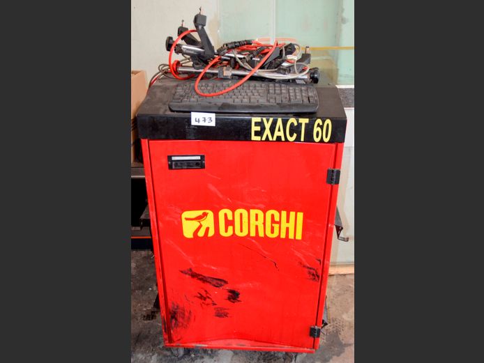 CORGHI EXACT 60 WHEEL ALIGNMENT MACHINE [Untested, Dented] [#: 419213517]