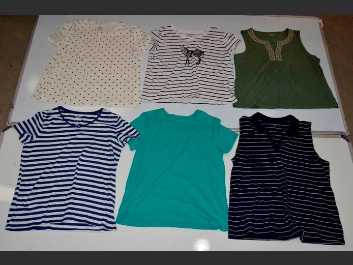 LOT OF 6: CROFT & BARROW LADIES SHIRTS [Size XL]