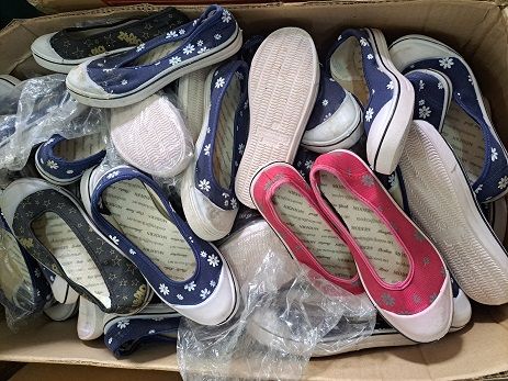 Assorted Ladies Canvas Pump Shoes