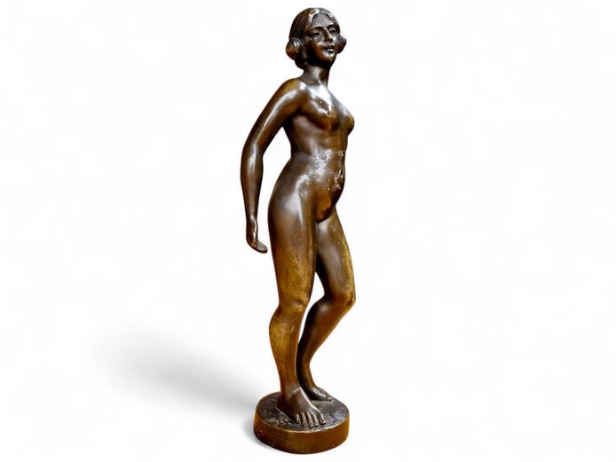 20th Century Bronze Nude Sculpture
