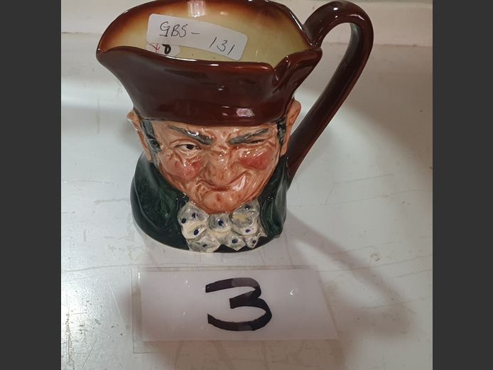 ROYAL DOULTON "OLD CHARLEY" CARACTER MUG, 8cm High