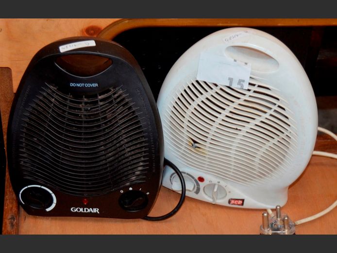 LOT: GOLDAIR & SCE FAN HEATERS [Switch on, untested further]